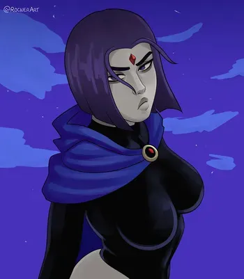 [Rocner] Raven (Teen Titans) manga cover