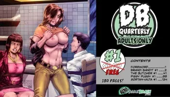 DarkBrain Quarterly #1 manga cover