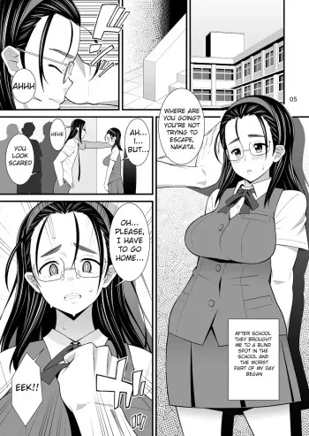 She's a meat urinal because she's boring but her body is erotic manga cover