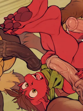 [Hinar Miler] Ray and the three guys manga cover
