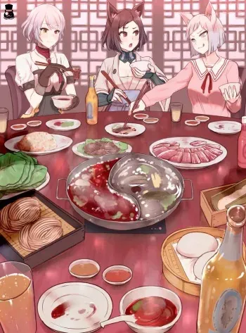 [Mr.takealook] Hot pot party (Girls' Frontline, Strike Witches, Upotte!!) manga cover
