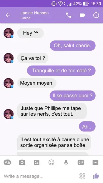 [Melkor Mancin] A Chat with Janice | Discussion avec Janice [French] [Lopxi] manga cover