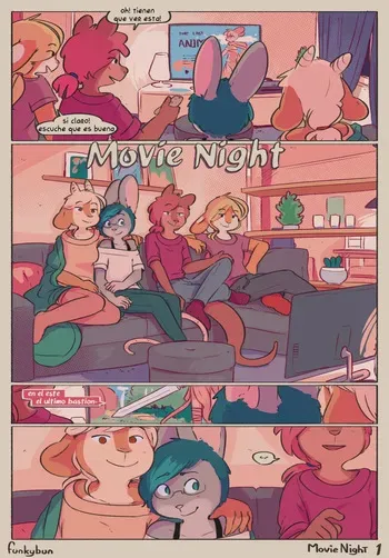 [Funkybun] Movie Night [Español] manga cover