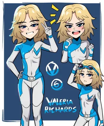 [BlueButterfly] Valeria Richards (Marvel) manga cover