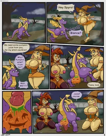 [Jeinsx] Pumpkin Harvesting with Spyro! manga cover