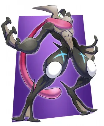[Kikunyi] Evil Greninja × Goodra (Pokemon) manga cover