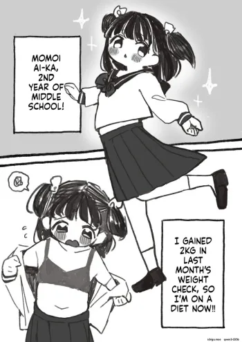 maagical girl with a fatty belly manga cover