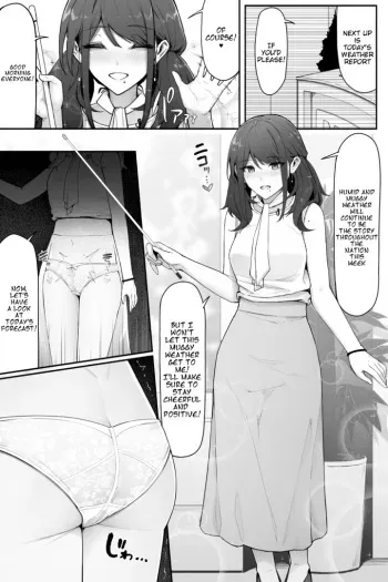 Weather Girl is Desperate to Pee manga cover