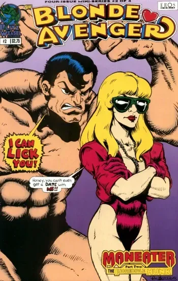 [P.M. Butler] The Blonde Avenger #2 manga cover