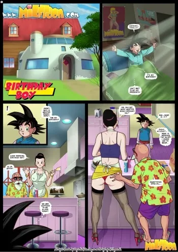 [ Milftoons ] Birthday Boy (Dragonball Z) manga cover