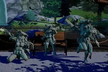 A Trio of Statues 2 manga cover