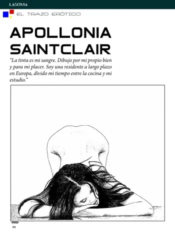 [Apollonia Saintclair] Lascivia 3: El Trazo Erotico manga cover