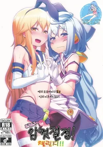 (C91) [Molossan (Morochin-san)] DokiDoki Mesuiki! Challenge!! | 두근두근 암컷절정! 챌린지!! (Various) [Korean] [데이트 어 라이브] manga cover