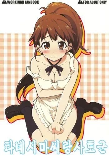 (C78) [BlueBrand (Fujimaru)] Taneshima-san to Satou-kun (WORKING!!) [Korean] manga cover