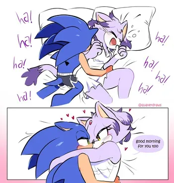 [QuaverDraws (QuaverNSFW)] Sonaze (Sonic x Blaze) manga cover