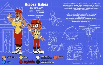 Artist:FlameEliwood ignatius and amber manga cover