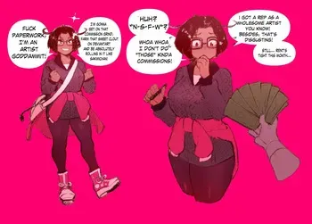 [various] Tsona - Struggling Artist (OC by ThiccwithaQ) manga cover