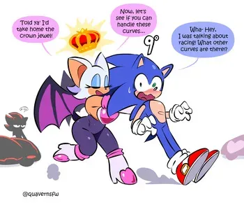 [QuaverNSFW] Sonouge (Sonic x Rouge) manga cover