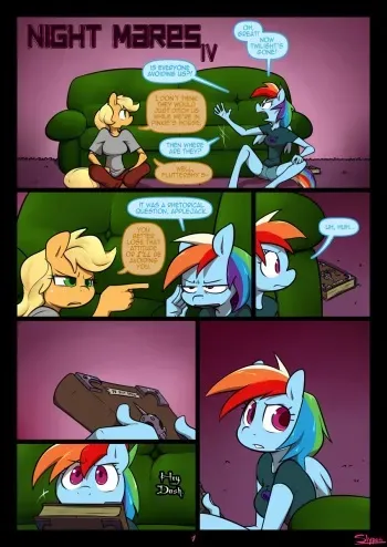 [Slypon] Night Mares IV (My Little Pony: Friendship is Magic) manga cover