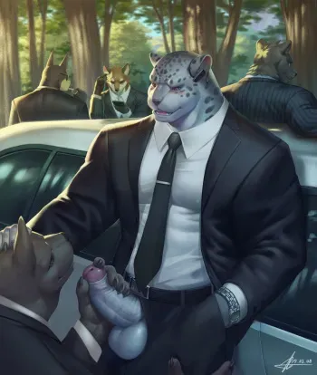 [raccoon21] Suit manga cover