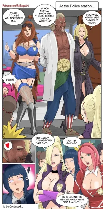 Police Station (Naruto) [RaikageArt | Sichan] - english manga cover