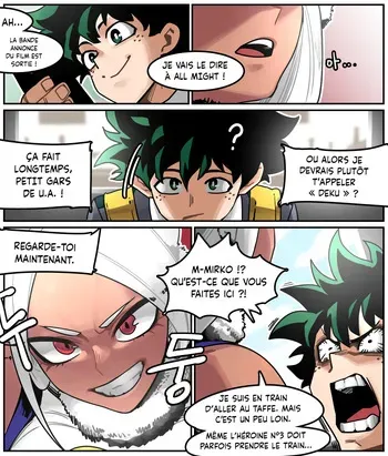 [Hello] Deku Rencontre Mirko dans un Train et la Baise (My Hero Academia) [French] [L'Aile-ou-la-Cuisse-Trad] manga cover