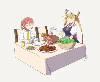 [Jeetdoh] Miss Kobayashi's Dragon Chef manga cover
