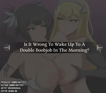 [BraveBengal] Is It Wrong To Wake Up To A Double Boobjob In The Morning (Dungeon ni Deai o Motomeru no wa Machigatteiru Darou ka) [English] manga cover