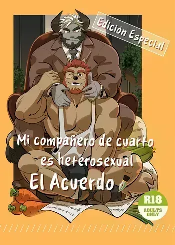 Mi compañero de cuarto es Heterosexual / El Acuerdo ✒️ (Spanish) manga cover