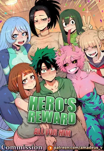 [Amadeus V] Number One Harem (Deku x UA Girls) [English] [Comic] [AI Generated] manga cover