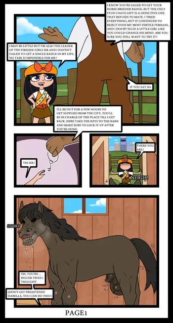 [CatInHeat (Sonic3)] Horse Breeder Isabella (Clean Version) manga cover