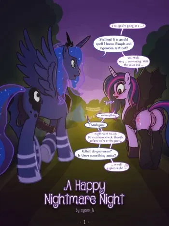 [syoeeb] A Happy Nightmare Night manga cover