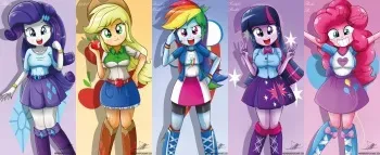 [The-butch-x] Beautiful Clothes (My Little Pony: Equestria Girls) manga cover