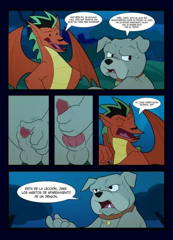 [Blitzdrachin] Dragon Lessons (American Dragon Jake Long) (Español) (Parte 1 & 2) manga cover