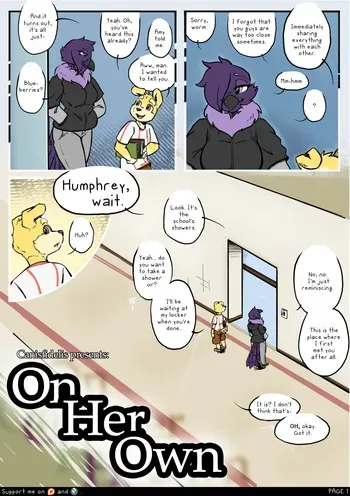 [CanisFidelis] On Her Own manga cover