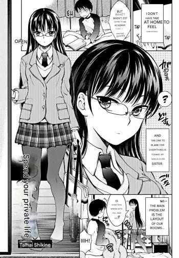Tamai Shikine - Private Sex manga cover