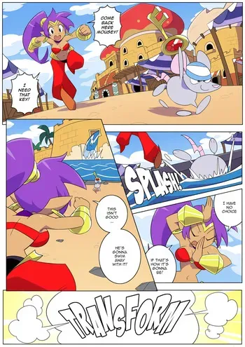 [Dangerking11] The Thief Inside Shantae manga cover