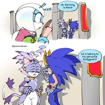 [QuaverDraws (QuaverNSFW)] Sonic's Personal Bodyguard manga cover