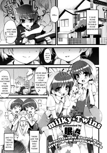 Milky Twins manga cover