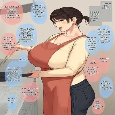 A Story About Making A Naughty Mother Who Is Okay With Dirty Jokes Get Horny With Her Nipples [Original] manga cover