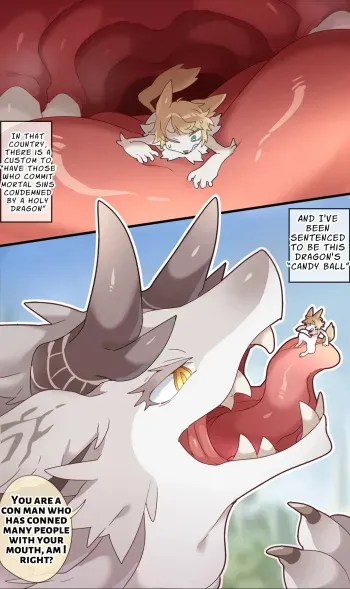 Giant Dragon Vore manga cover