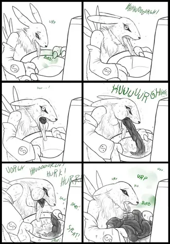 [MonsterBlender & KomariAzuul] Shitbarfin' Renamon manga cover