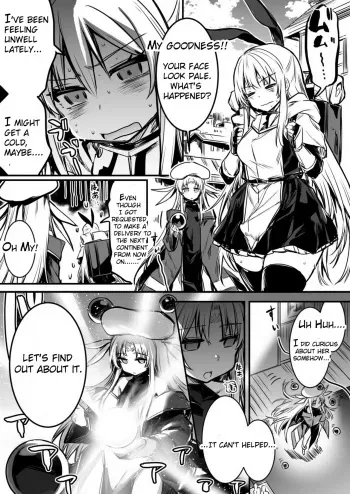 Furtuneteller-chan who worry about Adventure-chan's unusual symptom and take a look at it and Adventure-chan who unknowingly got knock up and give birth to demi-human child in distant land manga cover