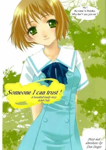 Someone I can trust! A beautiful family story manga cover