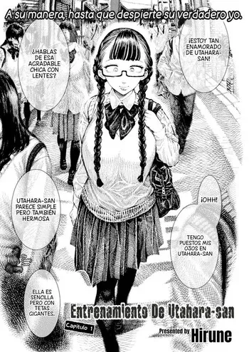 [Hirune] Training Utahara-san 1-4 | Entrenamiento de Utahara-san 1-4 [Spanish] manga cover
