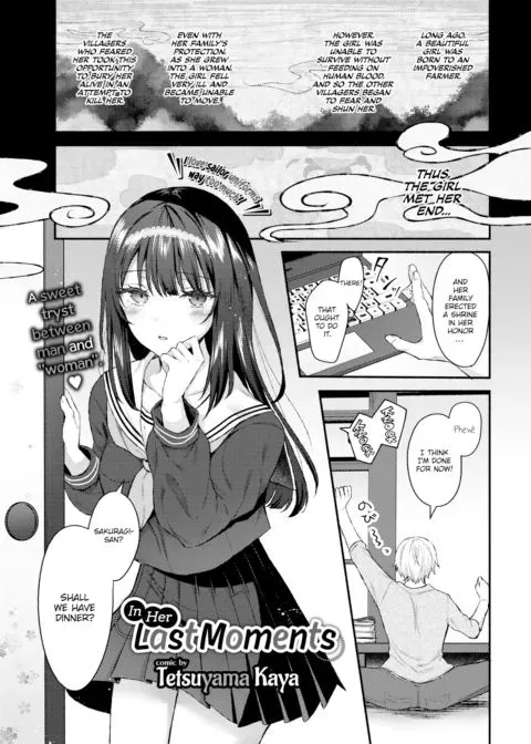 In Her Last Moments manga cover