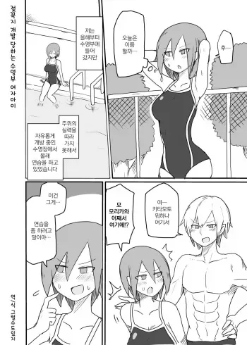 [Stew] Chikubi Kaihatsu Sarete Shimau Suieibu Onnanoko | 젖꼭지 개발 당하는 수영부 여자아이 [Korean] [그럴수도있지] manga cover
