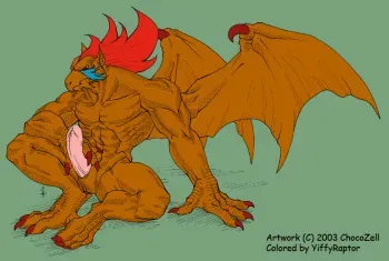 furry comic (Garr) Breath of Fire manga cover