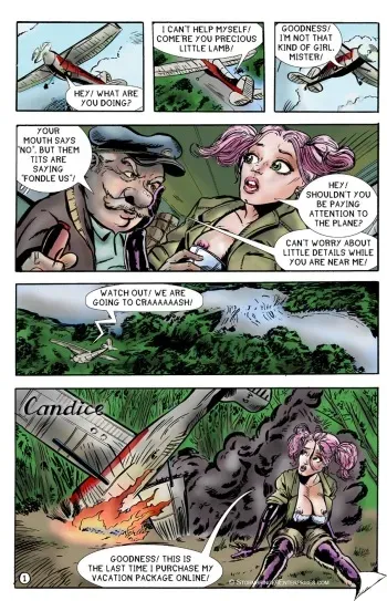 (The Erotic Adventures of Candice) ch15. Jungle Jaunt manga cover