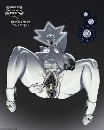 [Blackless] White Diamond Showing The Jewel (Steven Universe) manga cover